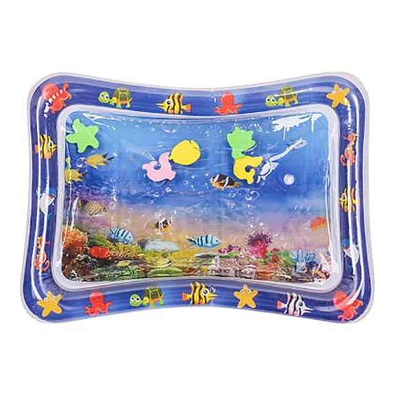 Inflatable Mattress Camping - Water Playmat For Baby , Kids Inflatable Paw Paw Mat,Pet Inflatable Paw Paw Mat, Water Playmat Thickened Water Sensor Play Mat For Cats Water Sensory Playmat With Fish