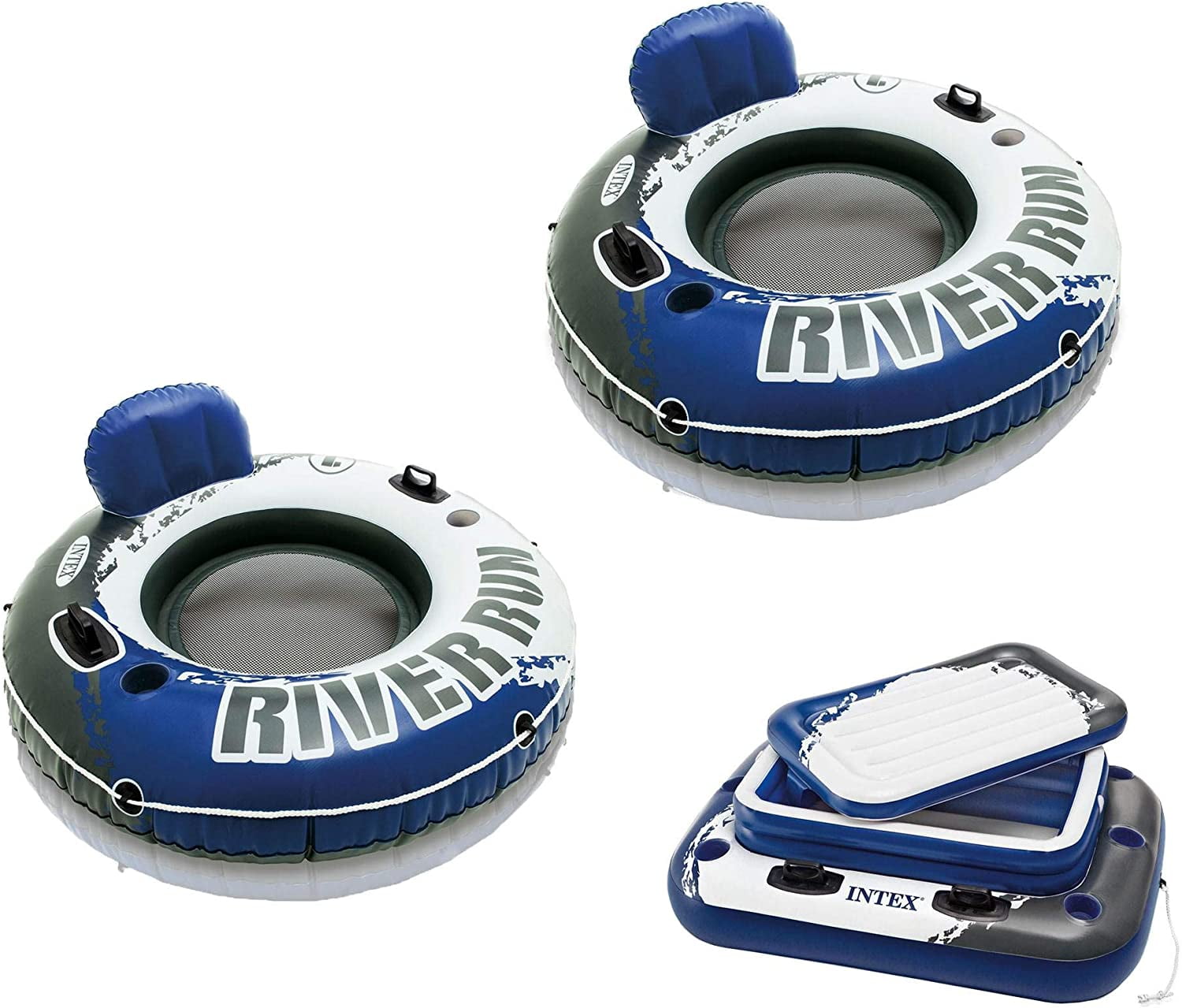 Inflatable Mega Chill II 72 Can Cooler Float and Inflatable Tube with