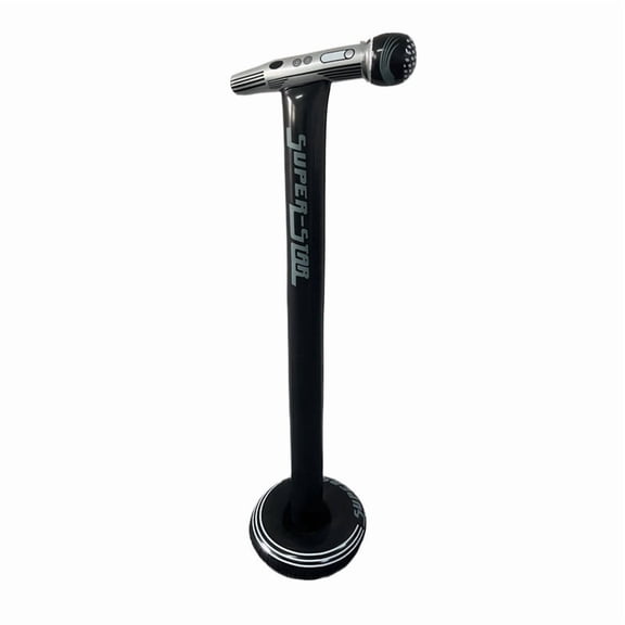 Inflatable Microphone and Large Megaphone Set  2-Piece Party Props for Events, Karaoke, Concerts, and Themed Gatherings