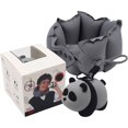 thumbnail image 1 of Inflatable Neck Pillow Press-To-Inflate U-Shape 1 Count Panda Carrying Case Gift Box for Airplane Travel, 1 of 7