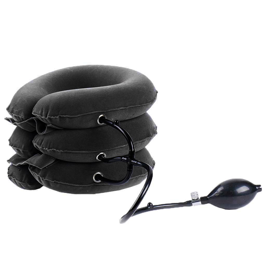 Inflatable Neck Traction Stretcher Air Cervical Massager Brace Support Cushion for Back Shoulder Neck Pain Health Care