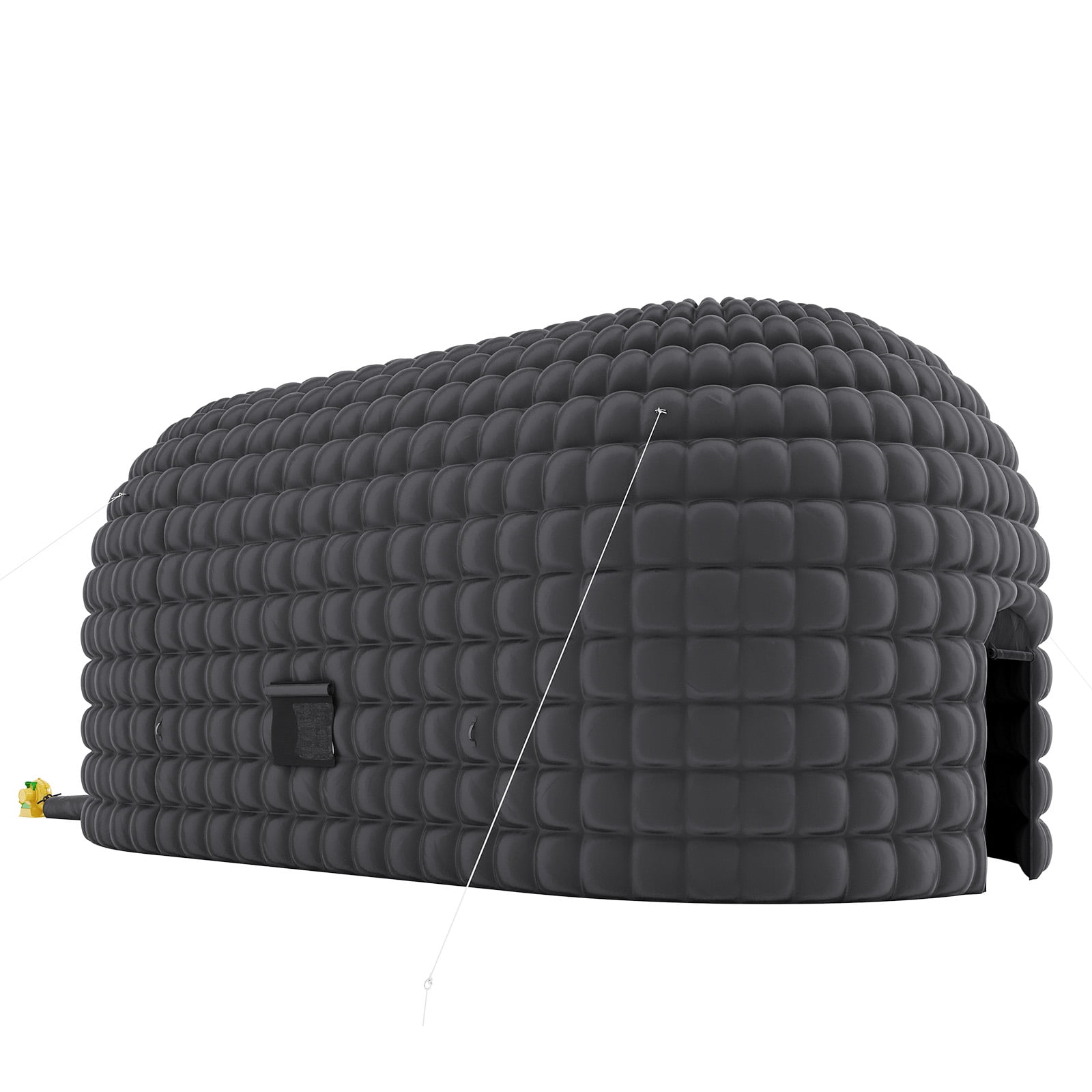 Inflatable Nightclub Party Tent 33.5x18.4x14.8ft, Portable Blow Up for Birthday, Wedding, Rental, Black