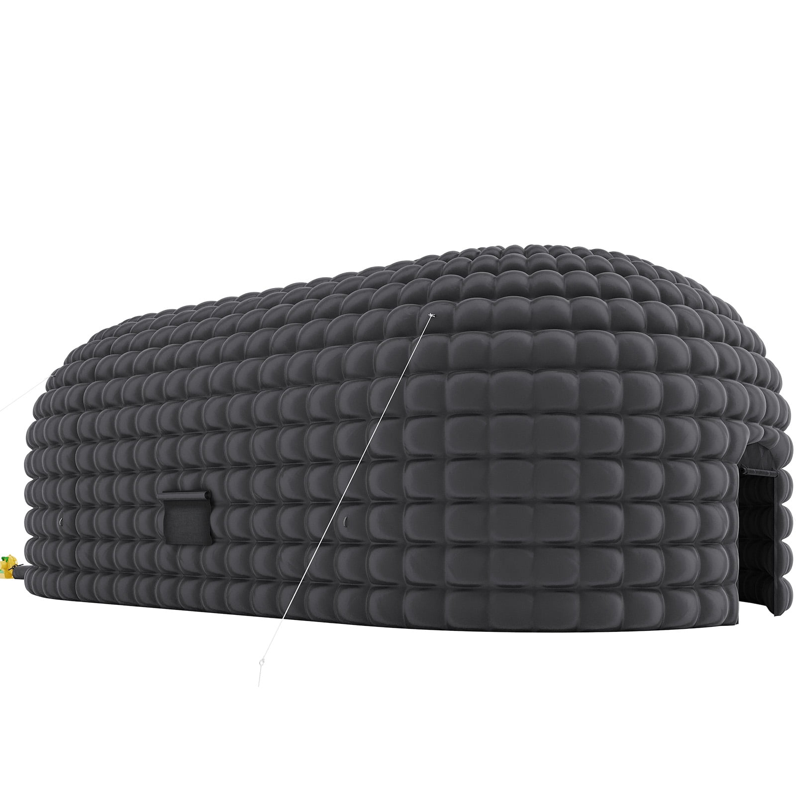 Inflatable Nightclub Party Tent 42x23.2x14.8ft, Portable Blow Up for Birthday, Wedding, Rental, Black