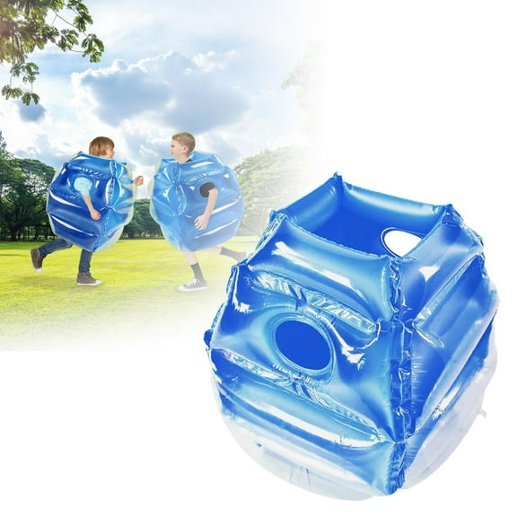Inflatable Bumper Ball for Boys and Girls Outdoor Fun Collision Ball Safe Material No Odor Great for Parties Physical Activity Backyard Sports Lawn Game for Outdoor Team Gaming Play(Blue)