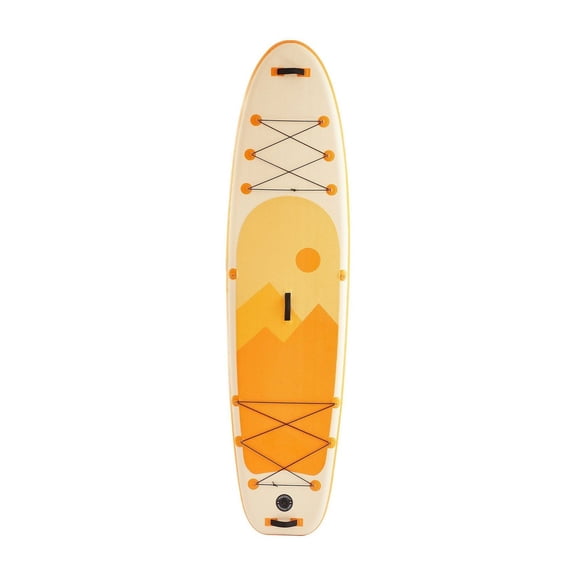 Inflatable Paddle Board 11.6'x35x6" SUP, Stand Up Paddleboard with Accessories - Pump, Paddle, Fin, Backpack, Leash for Adults & Youth