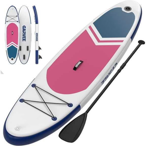 Inflatable Paddle Board for Adults, 10'6"/11" Inflatable Stand Up Paddle Board with Premium Accessories, Non-Slip EVA Deck, Ultra-Light Carry Bag, Pump, SUP Board for Adult