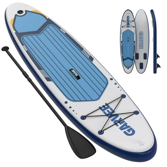 Inflatable Paddle Board, Extra Wide Sup Board, 350lb Capicity, Paddle Board with Camera Mount for Adults, Suitable for Sea and Lakes