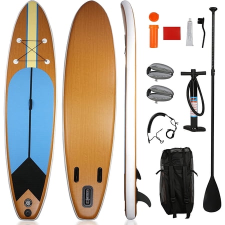 Inflatable Paddle Boards Carry Bag Bottom Fin Precision Paddling Non-Slip Deck