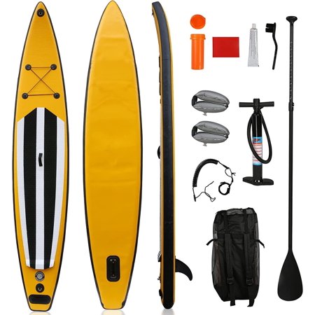 Inflatable Paddle Boards Ultra-Light Stand Up Carry Bag and Bottom Fin