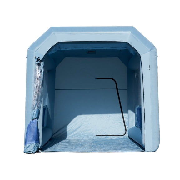 Inflatable Paint Booth, 13.1 x 9.8 x 9 ft Portable Spray Booth with 750W Powerful Blower & 3-Stage Air Filtration System, for Car, Motorcycle, Bicycle, Auto Parts Painting