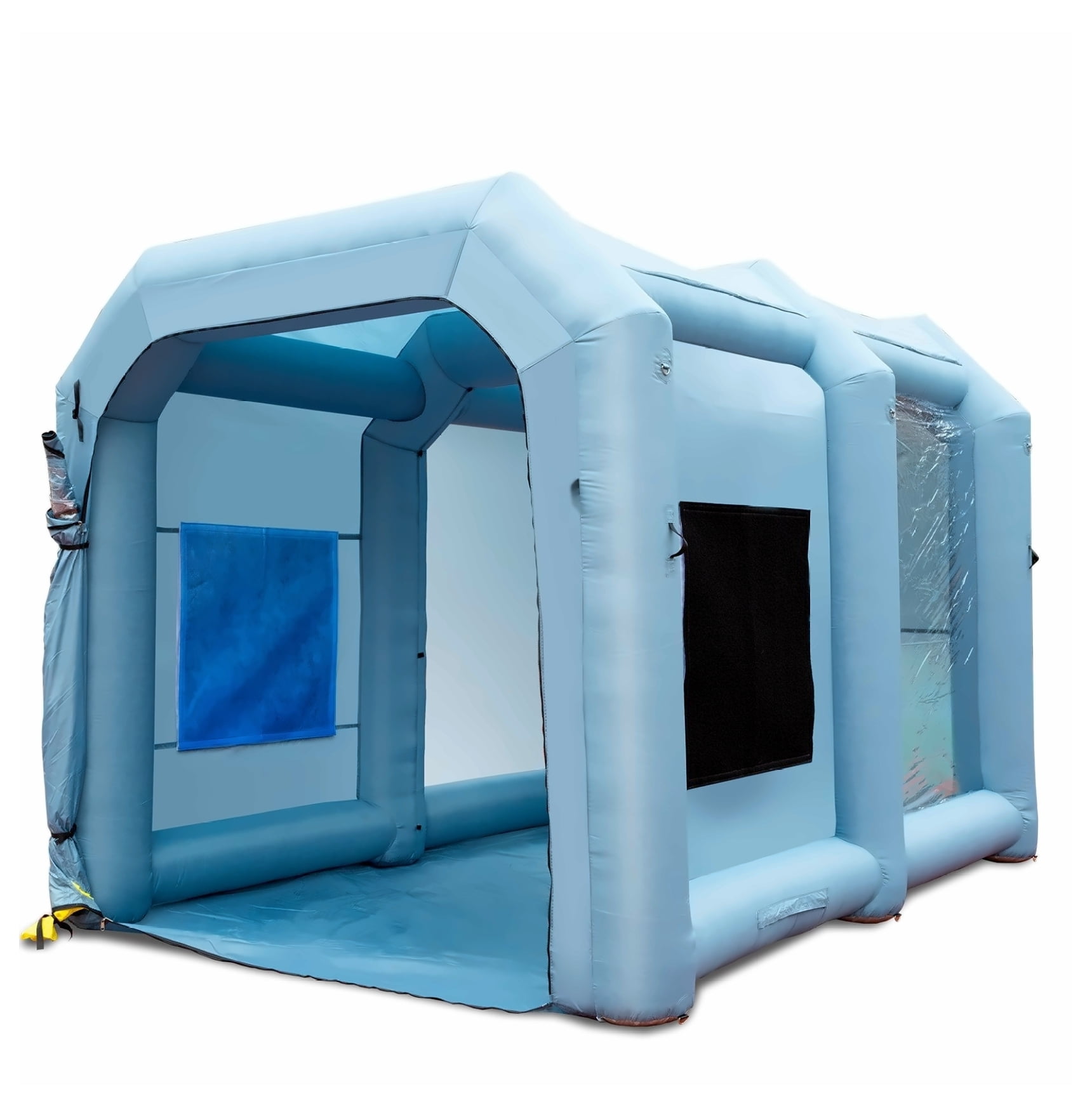 Inflatable Paint Booth 13x10x9ft, Spray Booth Tent with Blowers, Car Paint Tent for Auto Painting, Motorcycle Repair, Garage Workstation, Oxford Cloth & PVC