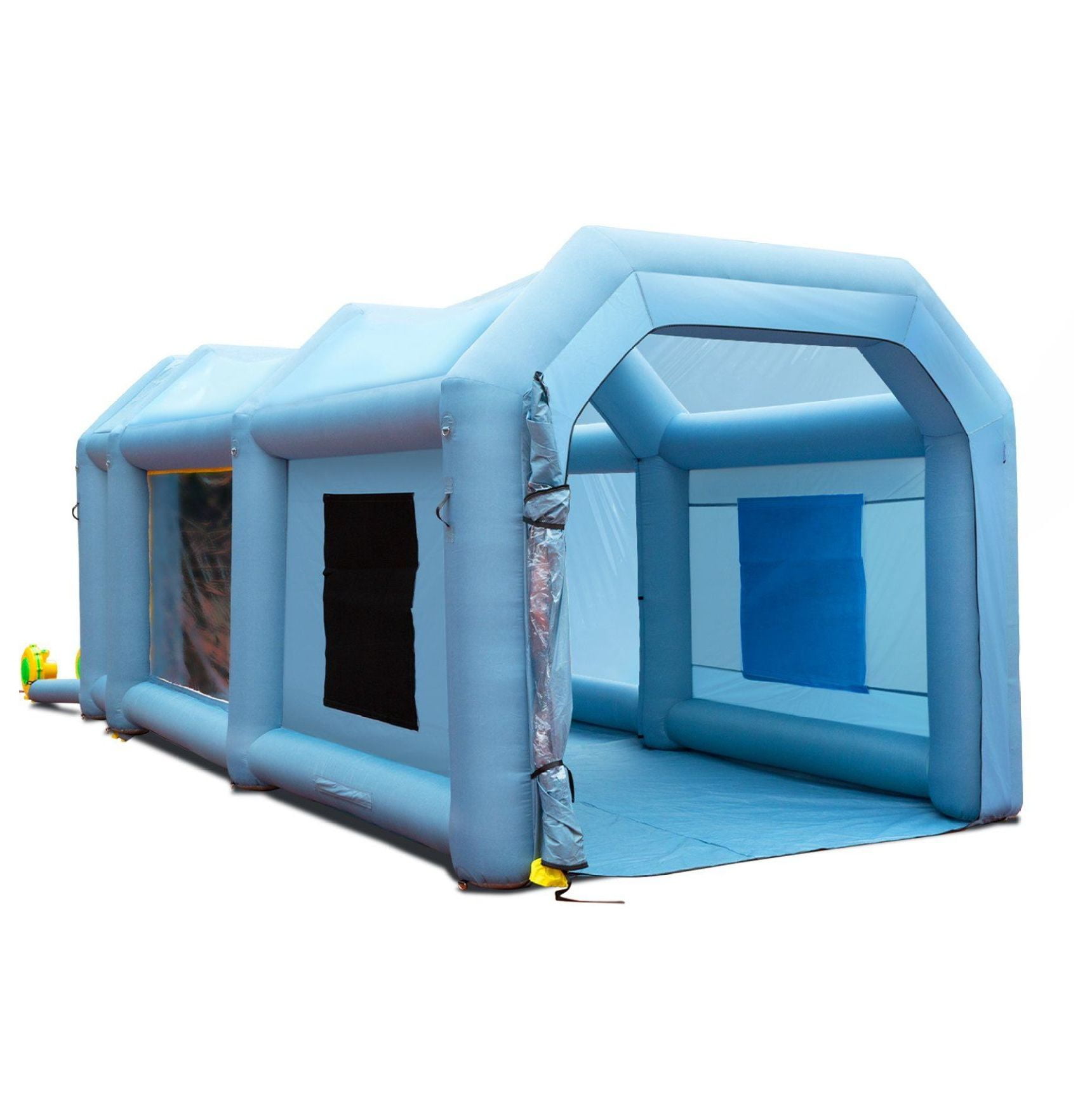 Inflatable Paint Booth 20x10x8ft, Car Spray Booth Tent with Blowers