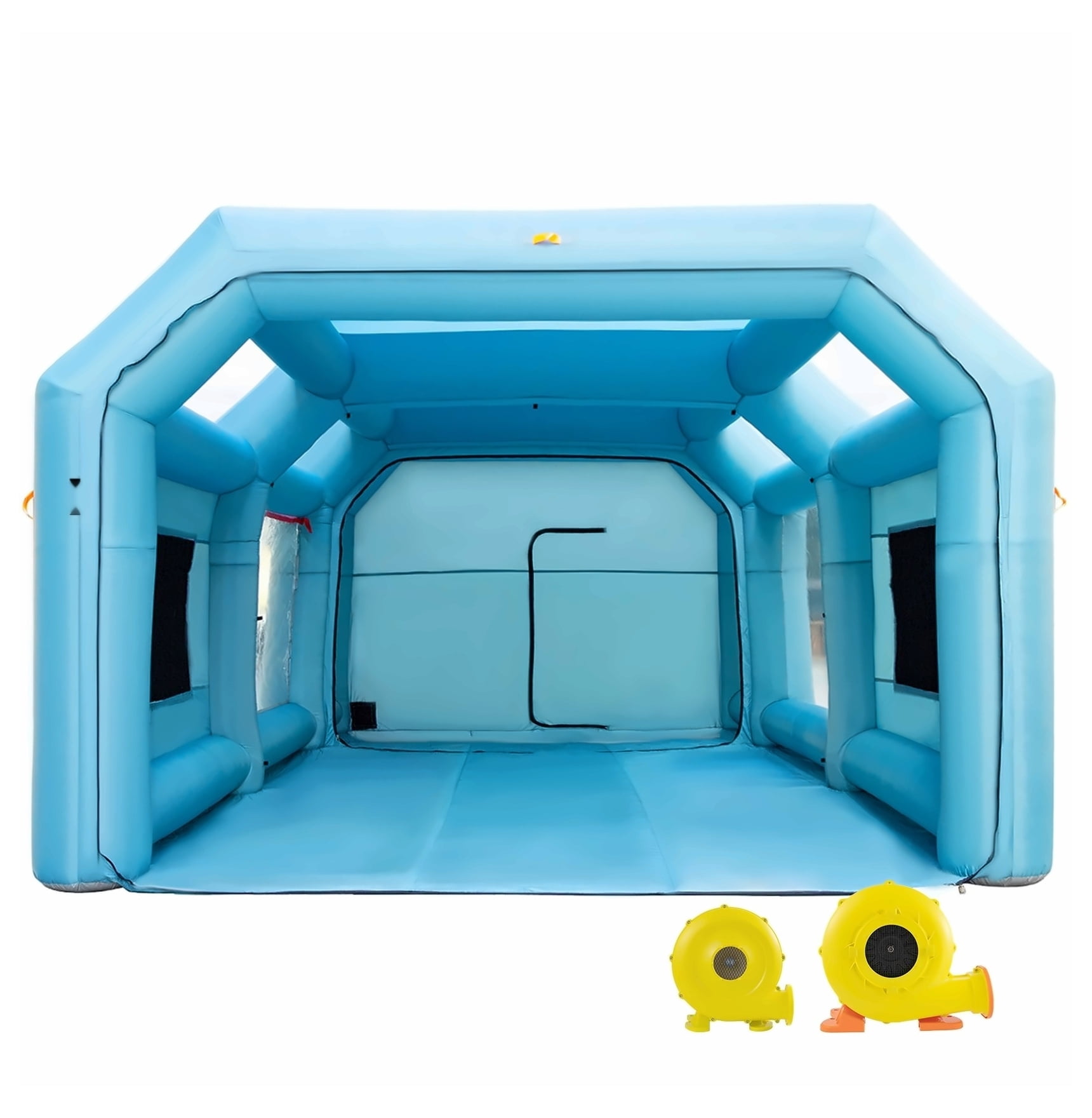Inflatable Paint Booth 28x15x10ft, Car Paint Tent with Filter System & Blowers, Auto Paint Spray Booth, Portable Workstation for Car Repair & DIY Projects