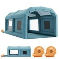 thumbnail image 1 of Inflatable Paint Booth, Inflatable Spray Booth, High Powerful Spray Booth Tent, Car Paint Tent Air Filter System for Car Parking Workstation Motorcycle Garage, 1 of 7
