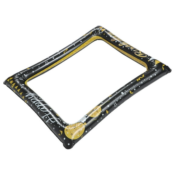 Worgeous Inflatable PVC Photo Booth Frame for Birthday Party with Assorted Colors and Design 27.5x39.3 Inches