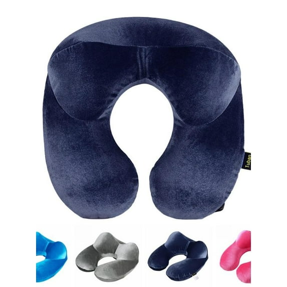 Inflatable Pillow U-shaped Travel Neck Pillow Portable Cervical Pillow Train Plane Pillow Nap Neck Pillow