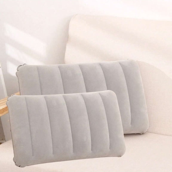 Inflatable Pillows Blow Up Travel Cushions Neck Rest Support Camping Flight