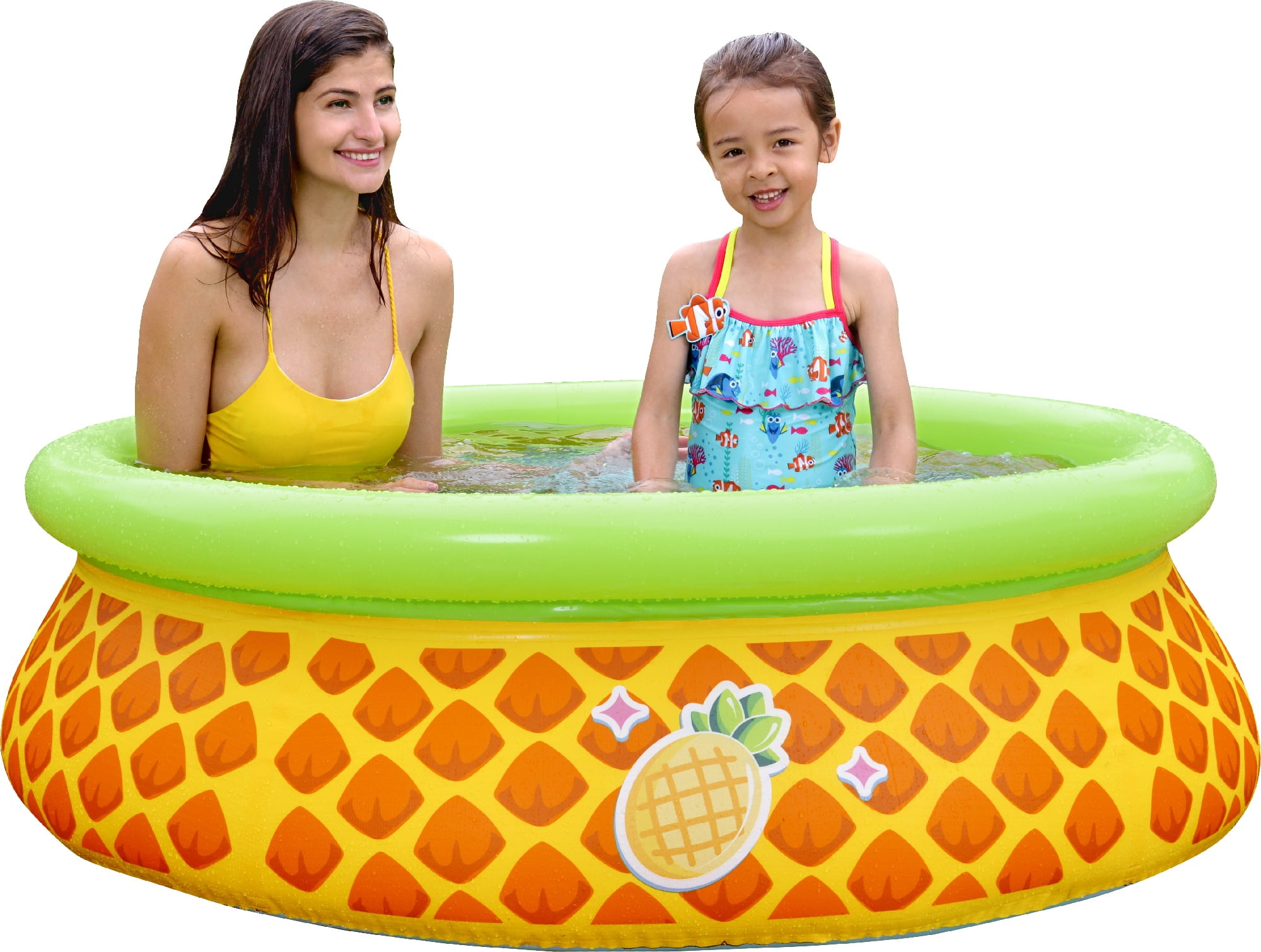 Pool Central Inflatable Pineapple Kiddie Swimming Pool - 5'