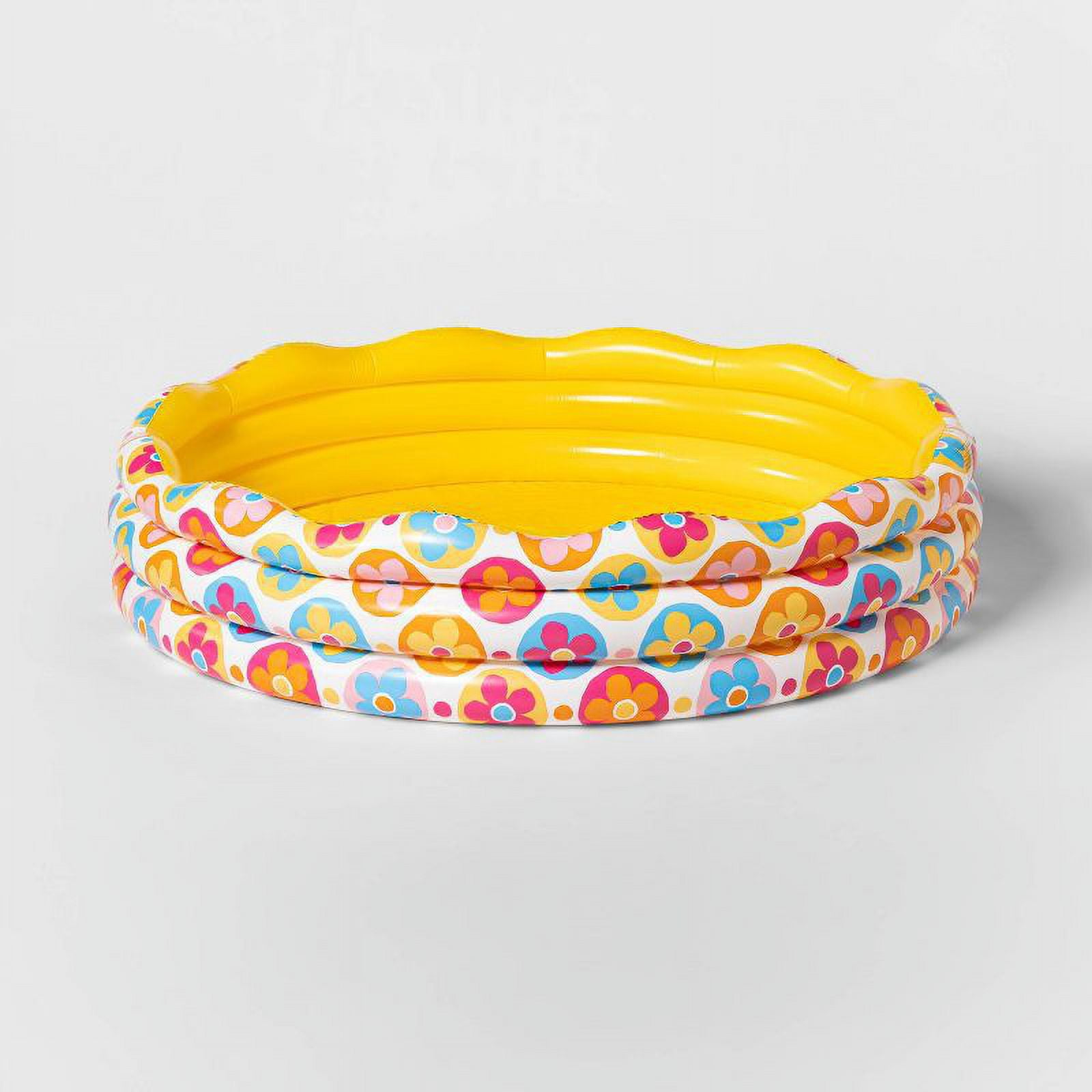 Inflatable Pool 3Ring Sun Squad 5’5 Diameter Flower