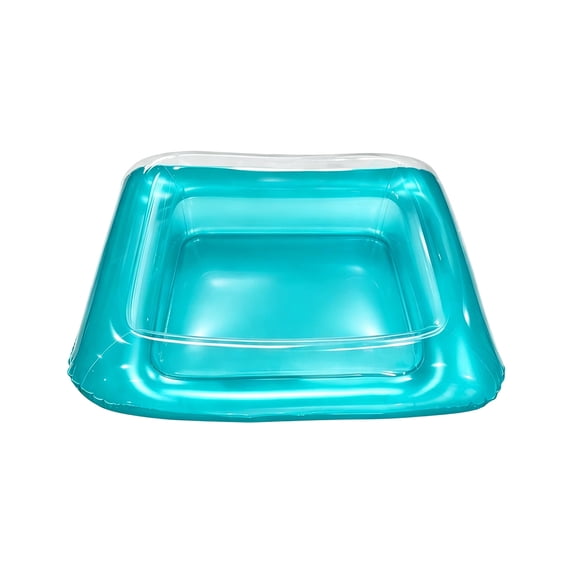 Inflatable Pool Cooler Bar Float with Thickened PVC for Drinks Snacks and Water Accessory for Pool Parties and Beach Days