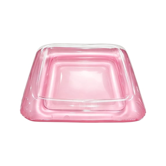 Inflatable Pool Cooler Bar Float with Thickened PVC for Drinks Snacks and Water Accessory for Pool Parties and Beach Days