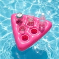 thumbnail image 1 of Inflatable Pool Cup Holder Float for 6 Drinks Wearable Hat Summer Floating Beverage Caddy, 1 of 6