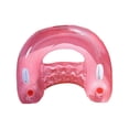 thumbnail image 1 of Inflatable Pool Float Chair for Adults, Floating Lounge Seat with Cup Holders, Backrest and Handles for Pool Lake Beach and Water Relaxation(Pink,106X88CM), 1 of 6
