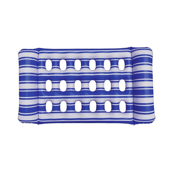 Inflatable Pool Float Chair - Thickened Air Mattress for Comfortable Swimming Relaxation Durable Water Bed for Adults Floating Lounger for Summer