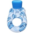 thumbnail image 1 of Inflatable Pool Float Lounger for Adults, Foldable PVC Floating Bed Chair, Portable Water Hammock for Swimming Pool Beach Summer Vacation Sunbathing(B), 1 of 5