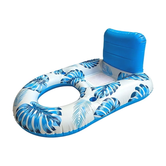 Inflatable Pool Float Lounger, Comfortable Water Hammock for Swimming Pool Relaxation, Summer Aquatic Leisure Lake Raft, Floating Chair, C