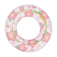 thumbnail image 1 of Inflatable Pool Float&Pool Floats Adult，Floral Sequin Inflatable Swim Ring 30 Inch, Extra Thick Anti-Roll PVC Pool Float With Handles For Adult Beach Pool Swimming Photography, 1 of 7