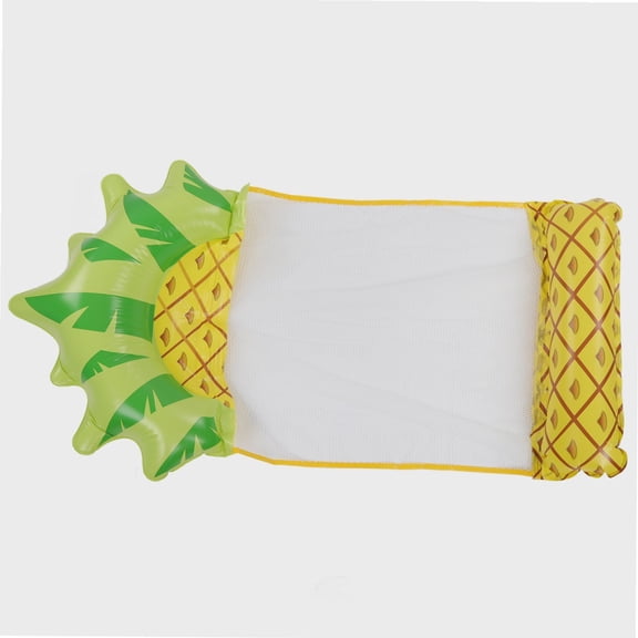 Inflatable Pool Floater Water Hammock Floating Deck Chair Fruit Pattern, Foldable Multifunctional Inflatable Floating Equipment Accessories