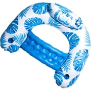 Inflatable Pool Floaties for Adults,Beach Floats for Adults Ocean,Floating Chairs for Lake,Pool Float Lounger with Cup Holders,Water Hammock Pool Hammock Floaters, Swimming Pool Float Adults