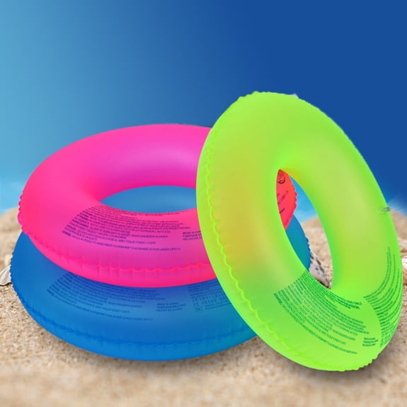 Inflatable Pool Floats, 20 Inches Neon Swim Tubes for Adults Ring Pool Floaties Bulk for Beach, Summer, Holiday, Bachelorette Party Decorations(Random Color)