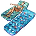 Inflatable Pool Floats Adult 2 Pack Large Float Raft With Headrest For ...