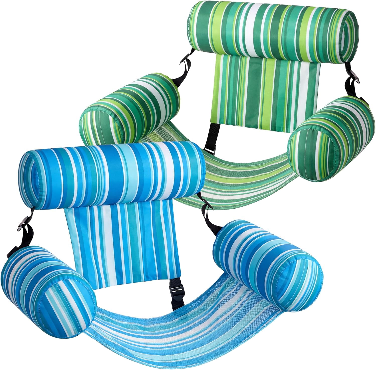 Inflatable Pool Floats Adult,2 Packs Floating Lounge Chairs,Blow up Pool Noodles for Adult Heavy Duty,Floating Chair for Party Summer Water Beach Lake Fun