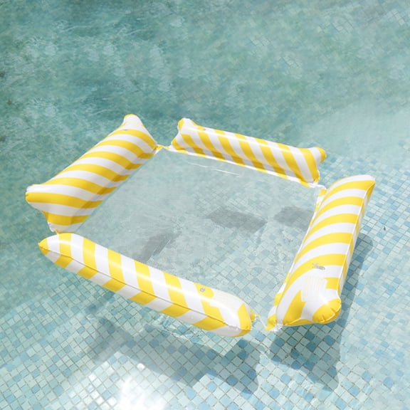 Inflatable Pool Floats Adult, Hammock Pool Float & Water Hammock-4-in-1 Multi-Purpose Pool Float Rafts Water Hammock, Pool Floaties for Adults Swimming Pool Lake Beach