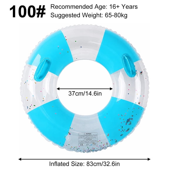 Inflatable Pool Floats Adult Striped Large Swim Ring Pool Tubes,Giant Premium Stripe Water Floats Rings for Pool Party Beach