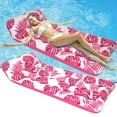 thumbnail image 1 of 73 x 34in Inflatable Pool Float Adults Floating Pool Lounge for Lake Beach Swimming Pool Fun, Red, 1 of 9