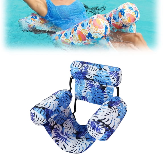 Inflatable Pool Floats for Adults | Floating Lounge Chair with Mesh Sling | Heavy Duty Pool Noodle Float for Summer Pool, Beach & Lake Fun (G, 1PC)