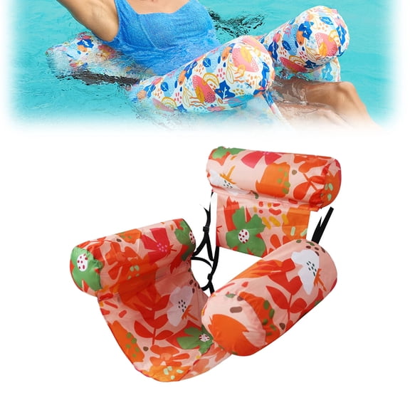 Inflatable Pool Floats for Adults | Floating Lounge Chair with Mesh Sling | Heavy Duty Pool Noodle Float for Summer Pool, Beach & Lake Fun (G, 1PC)