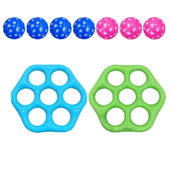 Inflatable Pool Games Ring Throwing Set 39 Inch Water Ring Toss Game for Beach Lake Backyard Party Summer Activity