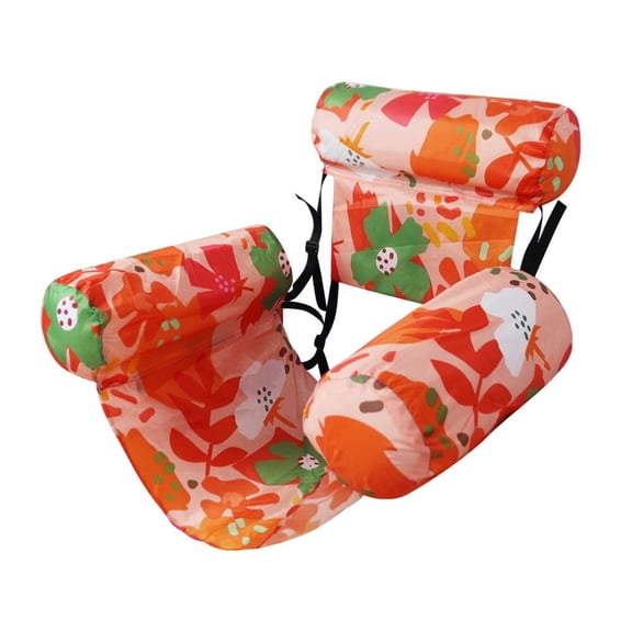 IFRINID Inflatable Pool Hammock Float Chair with Headrest and Armrests, PVC Water Lounge Float for Pool Beach and Lake