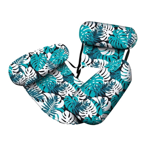 IFRINID Inflatable Pool Hammock Float Chair with Headrest and Armrests, PVC Water Lounge Float for Pool Beach and Lake