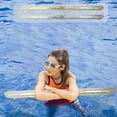 thumbnail image 1 of Inflatable Pool Noodle Float for Adults | Oversized Swimming Noodle | Thick Durable PVC | Ergonomic Support | Gold or Silver | 68.9 x 5.1 in | 1 Pack | Lightweight, 1 of 6