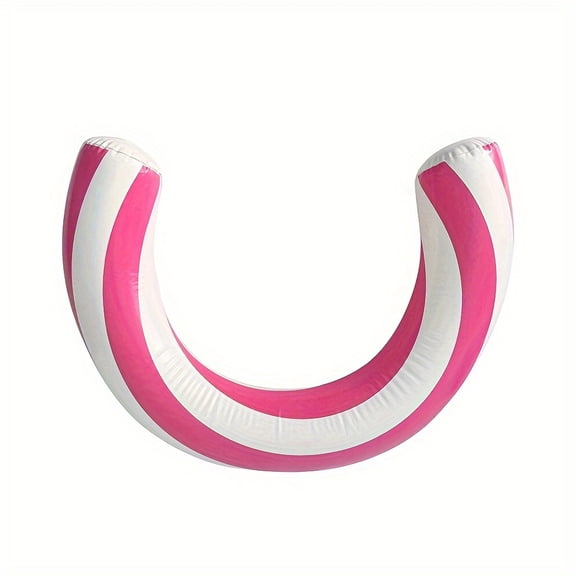 Inflatable Pool Noodle, Pool Floats, Pool Noodles Foam, Floaties, Pool Float, Inflatable Curved Swimming Pool Noodle Pool Float, Pink