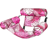 Inflatable Pool Recliner Float Chair with Headrest, Adult Floating Seat ...