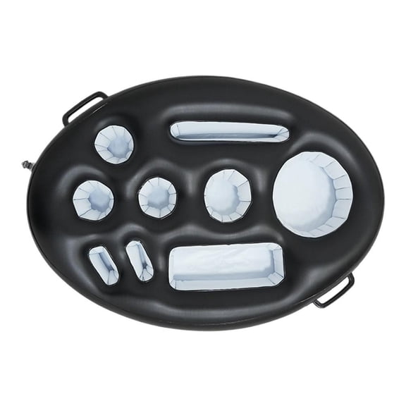 Inflatable Floating Drink Holder for Swimming Pool, Hot Tub for Adults - Buffet Serving Bar, Beverage, Fruit, Salad, Tablet, Cell Phone