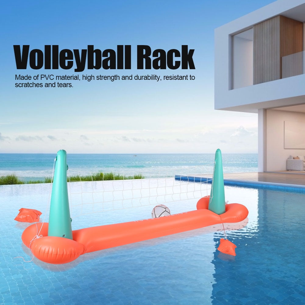 Inflatable Pool Volleyball Game Set, Entertainment Volleyball Game