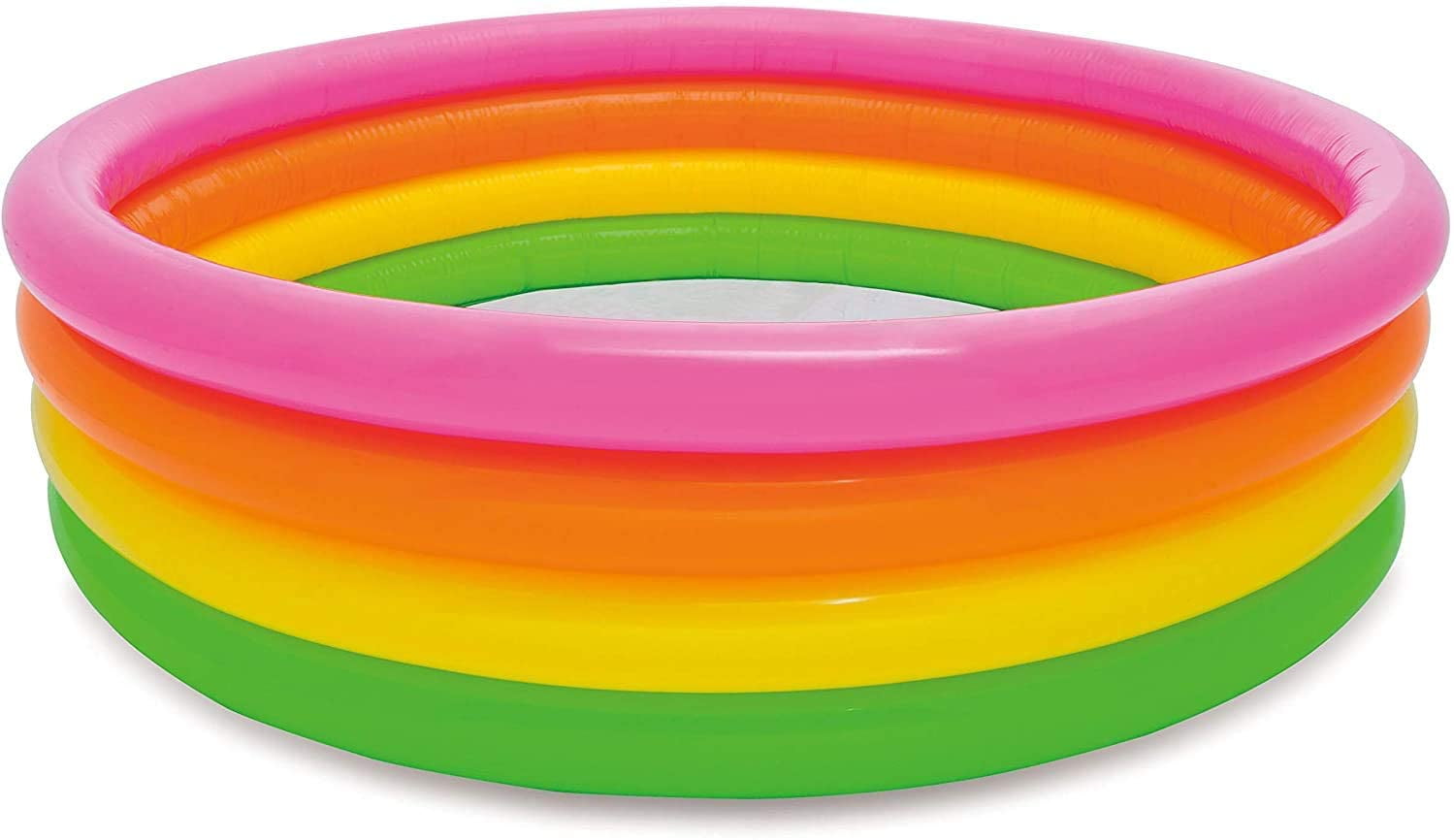 Inflatable Pools for Pool Parties for Little Kids, Boys & Girls with Various Size & Colors Summer Fun & Ball Pool by The Season Toys – Rainbow – 66in